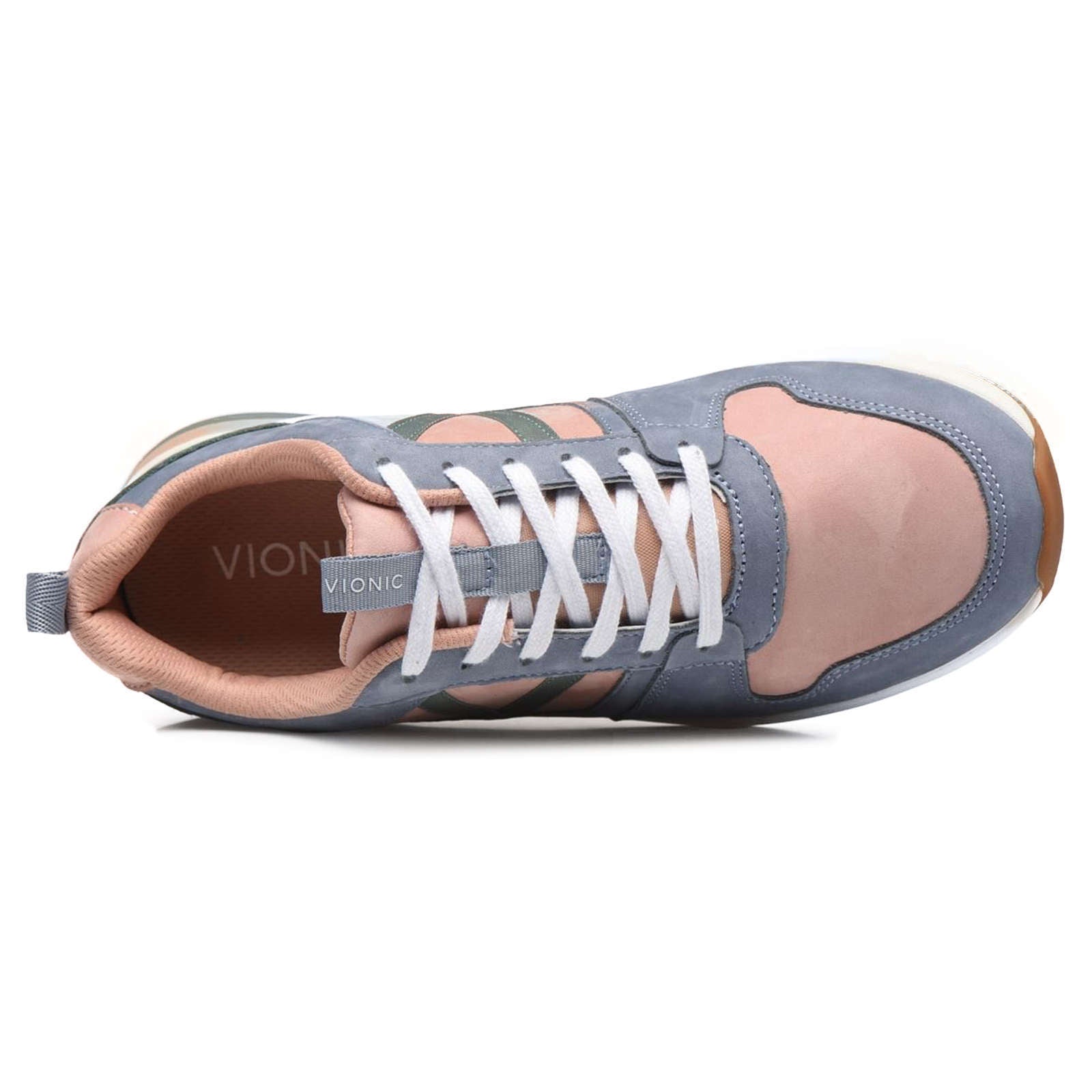 Vionic Curran Rechelle Nubuck Womens Trainers#color_misty