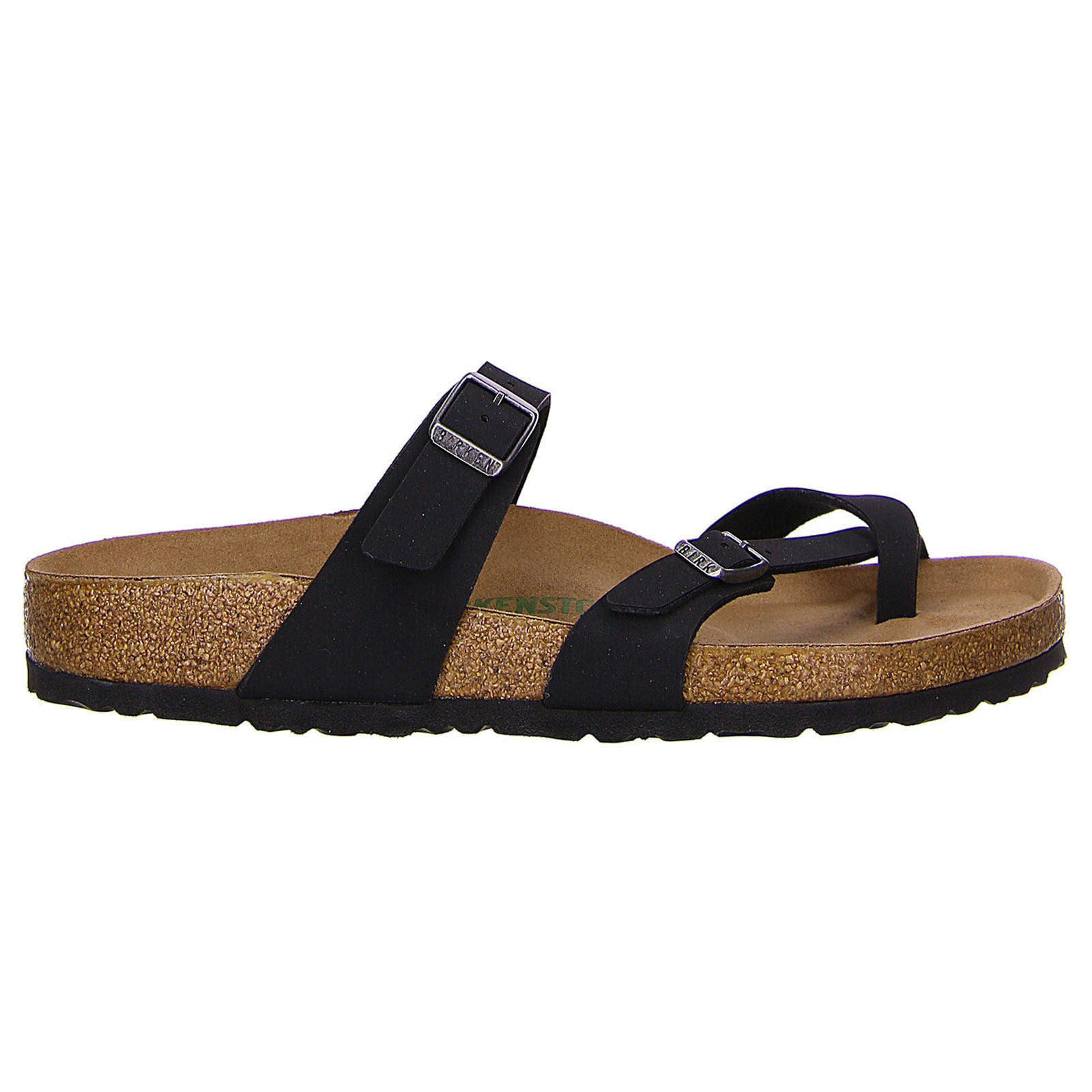 Birkenstock Mayari Birko-Flor Nubuck Unisex Sandals#color_black