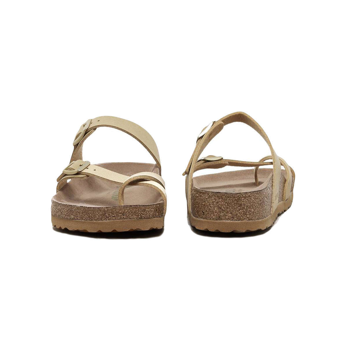 Birkenstock Mayari Birko-Flor Nubuck Unisex Sandals#color_latte cream