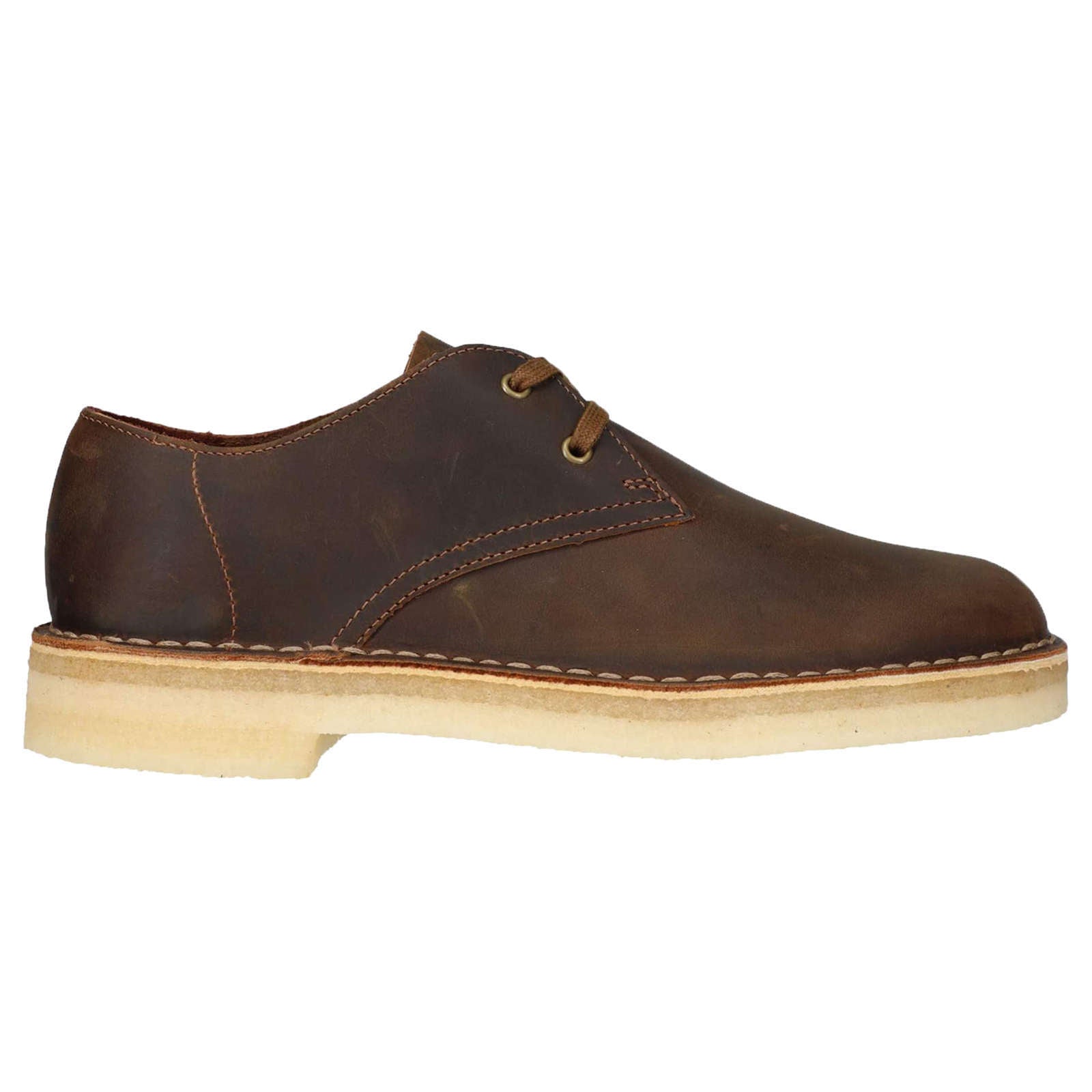 Clarks Originals Desert Khan Leather Men's Shoes#color_beeswax