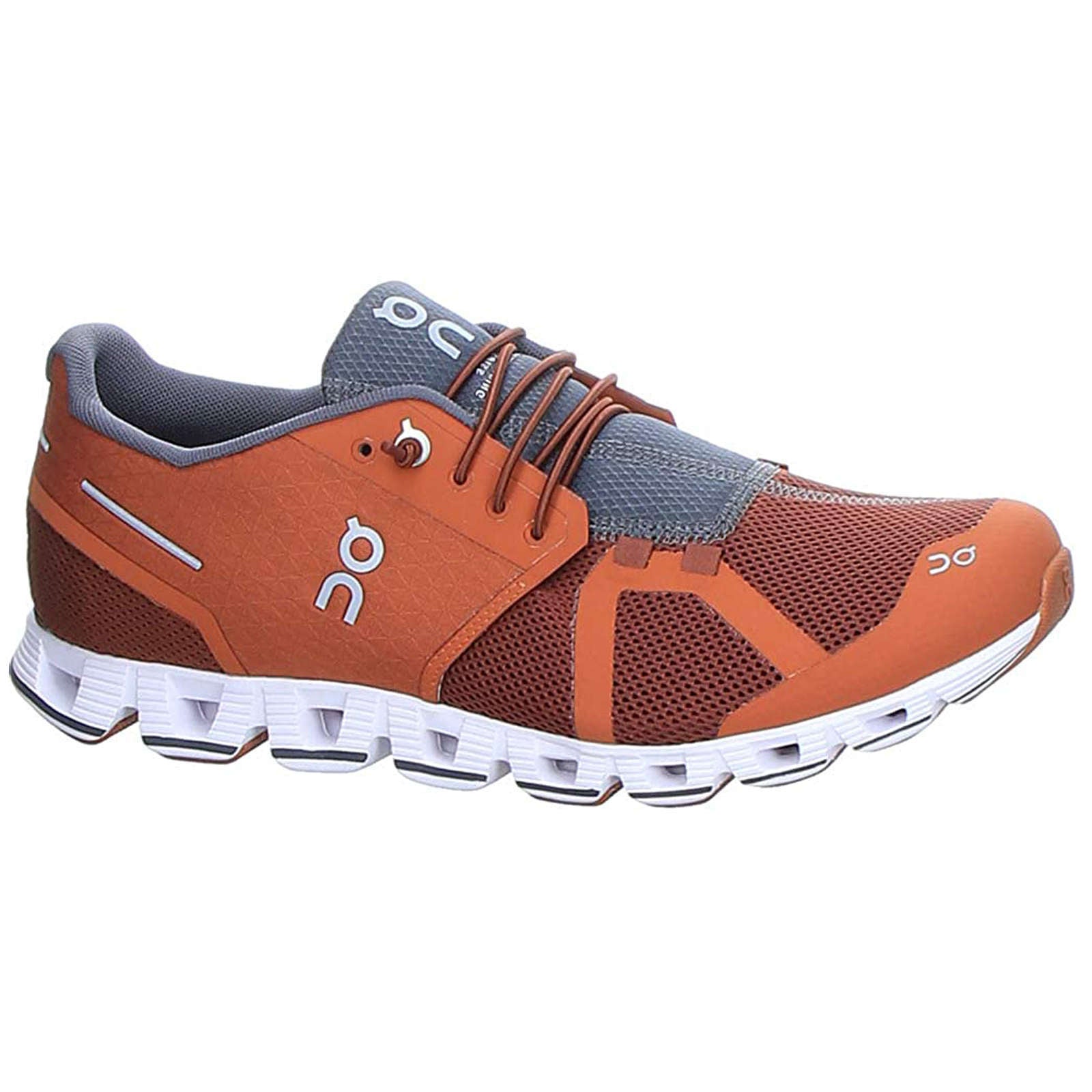 On Running Cloud Mesh Men's Low-Top Trainers#color_russet cocoa