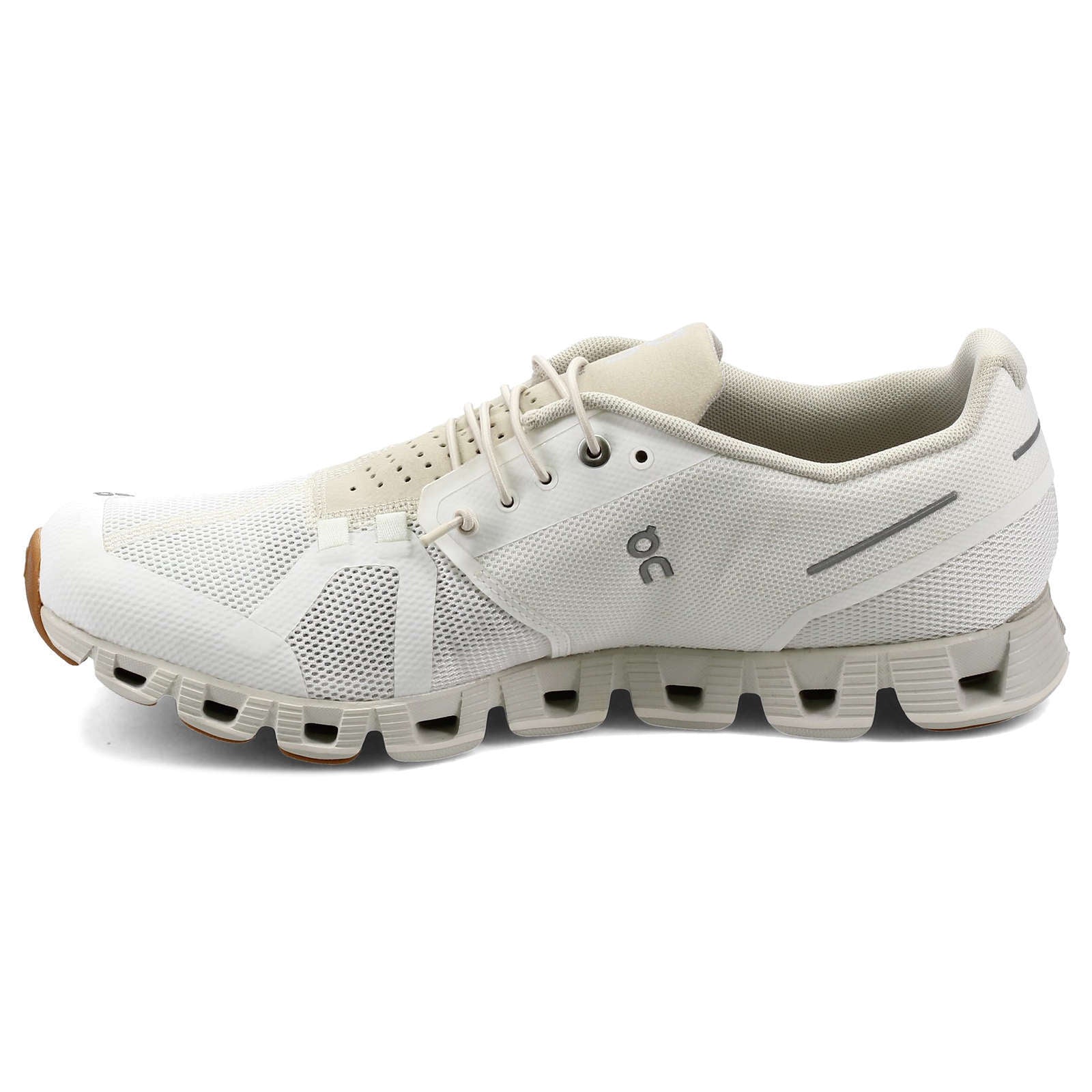 On Running Cloud Mesh Men's Low-Top Trainers#color_white sand