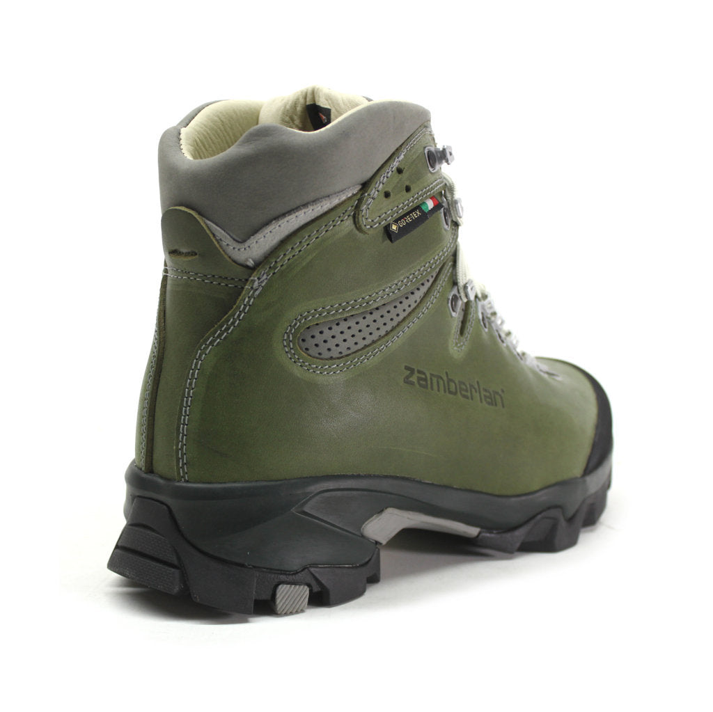 Zamberlan 1996 Vioz Lux GTX RR Leather Women's Waterproof Trekking Boots#color_waxed green