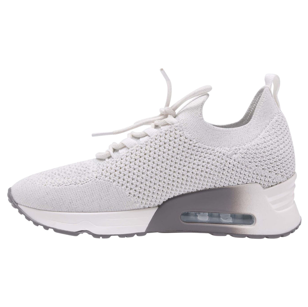 Ash Lunatic Bis Synthetic Textile Women's Low-Top Trainers#color_white lurex