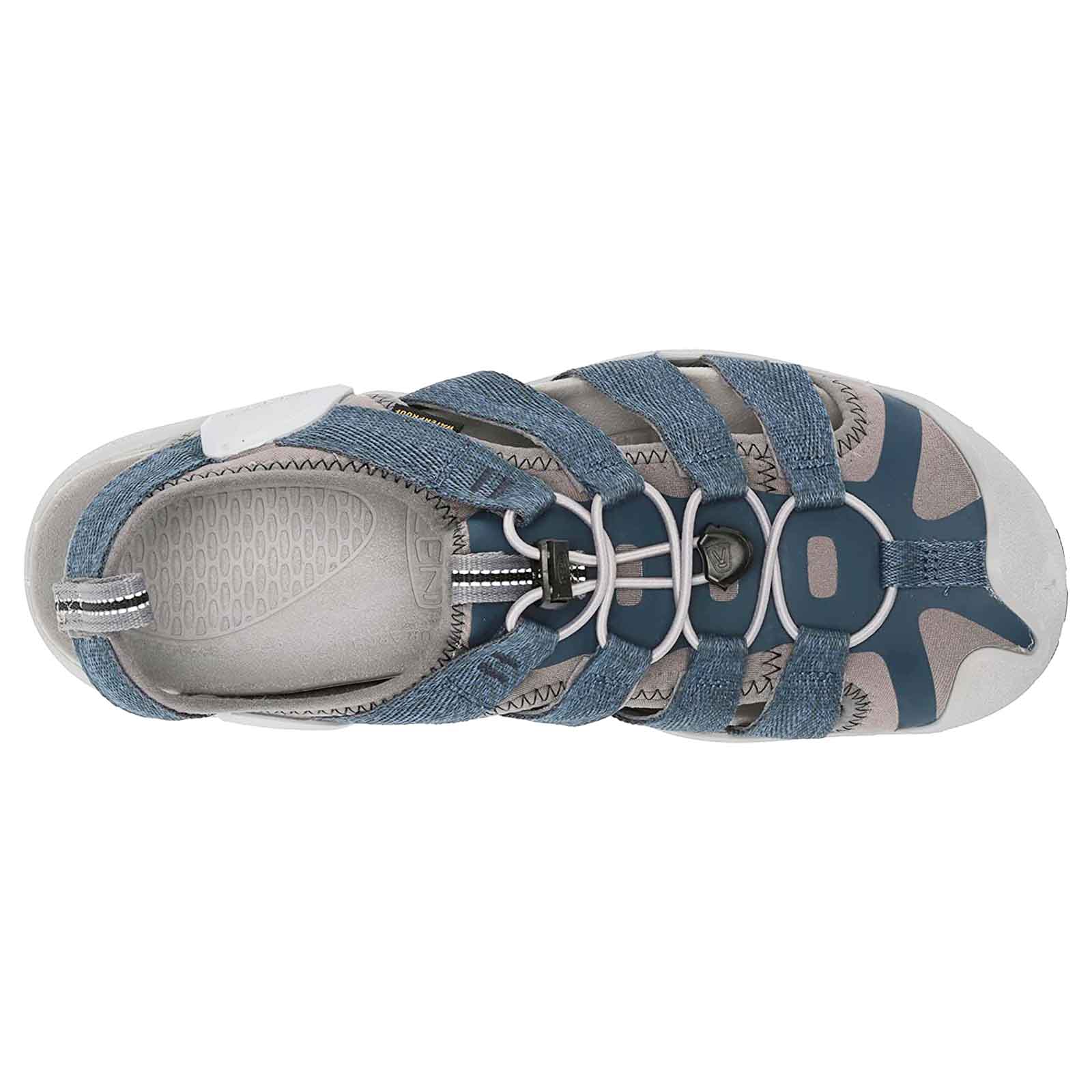 Keen Clearwater II CNX Men's Waterproof Sandals#color_midnight navy real teal