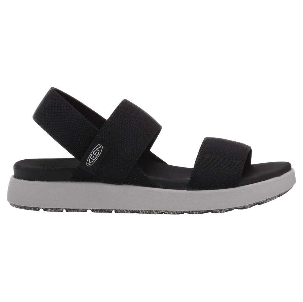 Keen Elle Backstrap Synthetic Womens Sandals#color_black