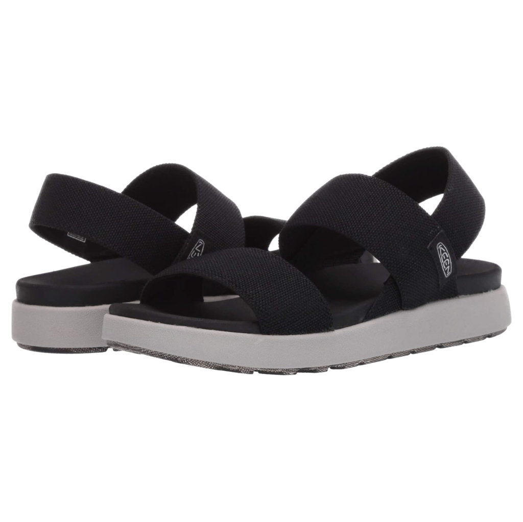 Keen Elle Backstrap Synthetic Womens Sandals#color_black