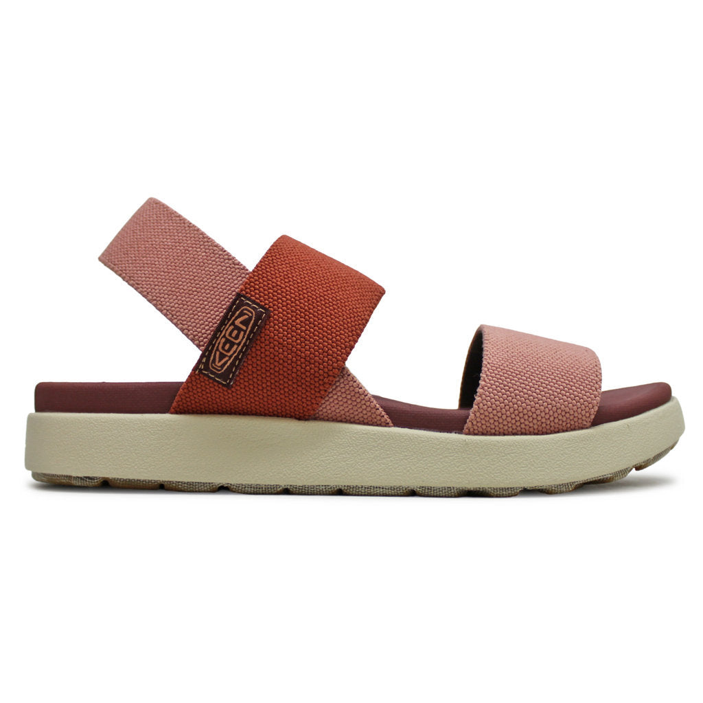 Keen Elle Backstrap Synthetic Womens Sandals#color_cork baked clay