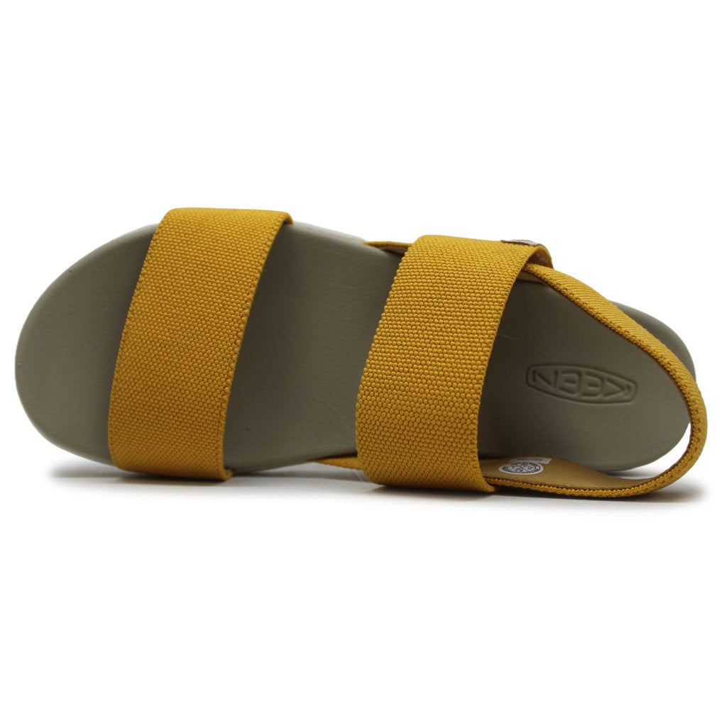 Keen Elle Backstrap Synthetic Womens Sandals#color_golden yellow star white