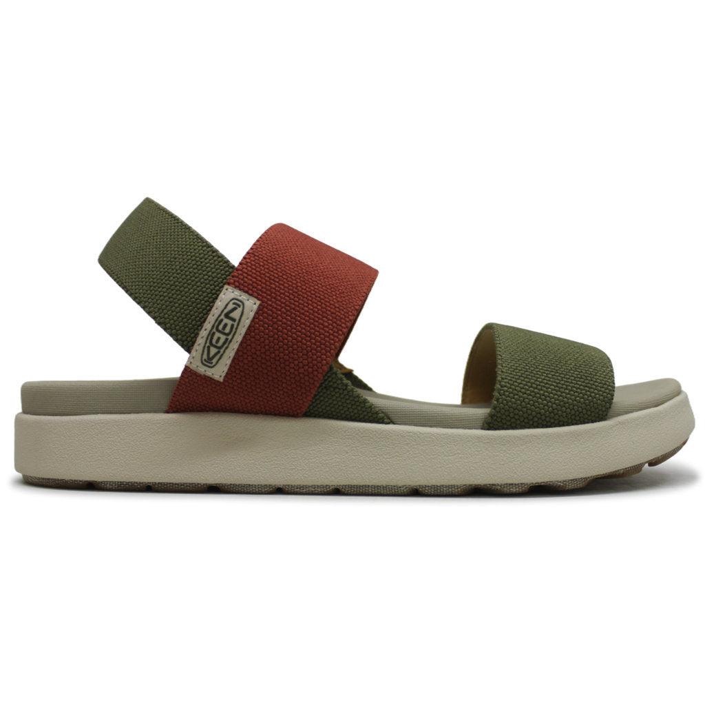 Keen Elle Backstrap Synthetic Womens Sandals#color_martini olive baked clay