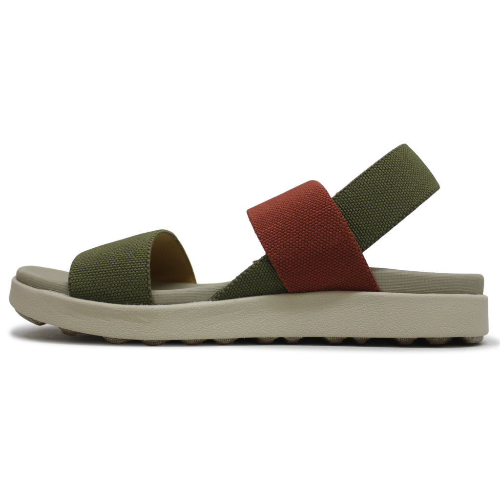 Keen Elle Backstrap Synthetic Womens Sandals#color_martini olive baked clay