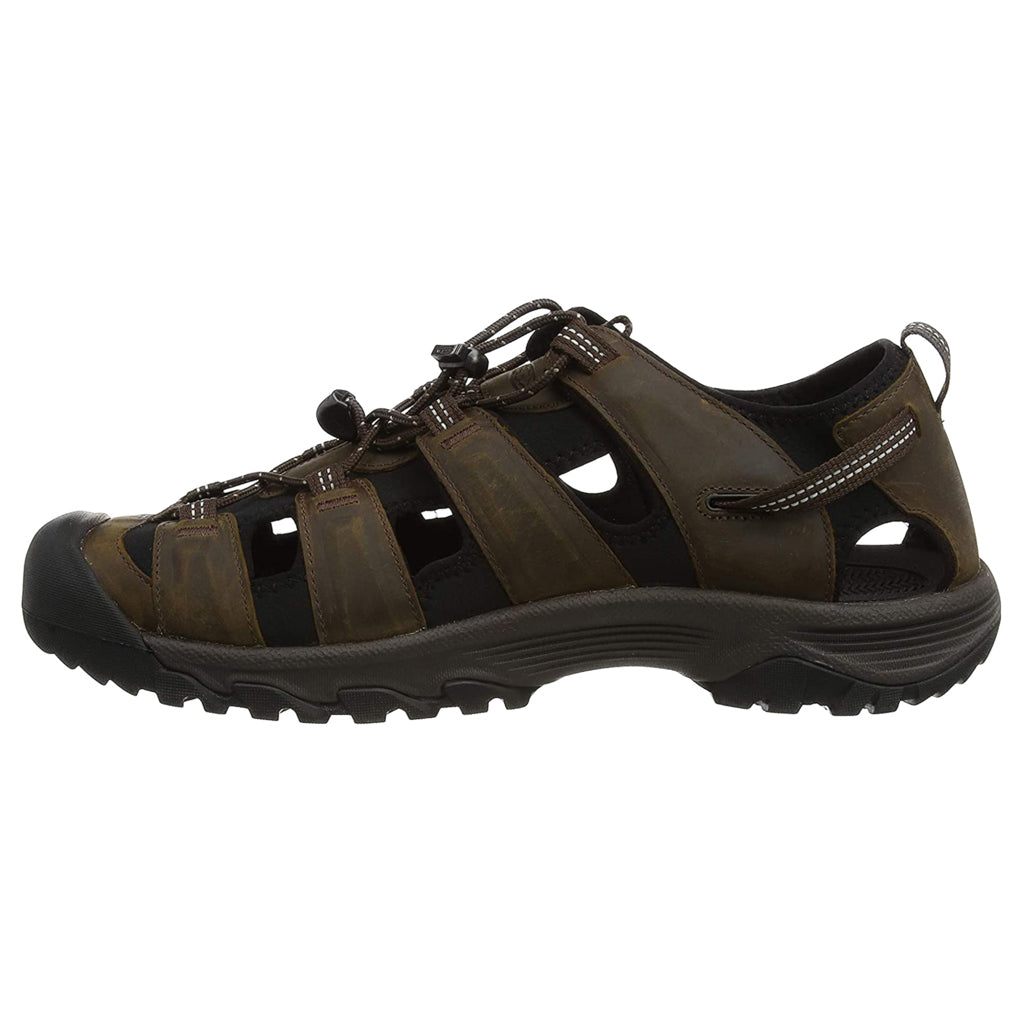 Keen Targhee III Waterproof Leather Men's Hiking Sandals#color_bison mulch