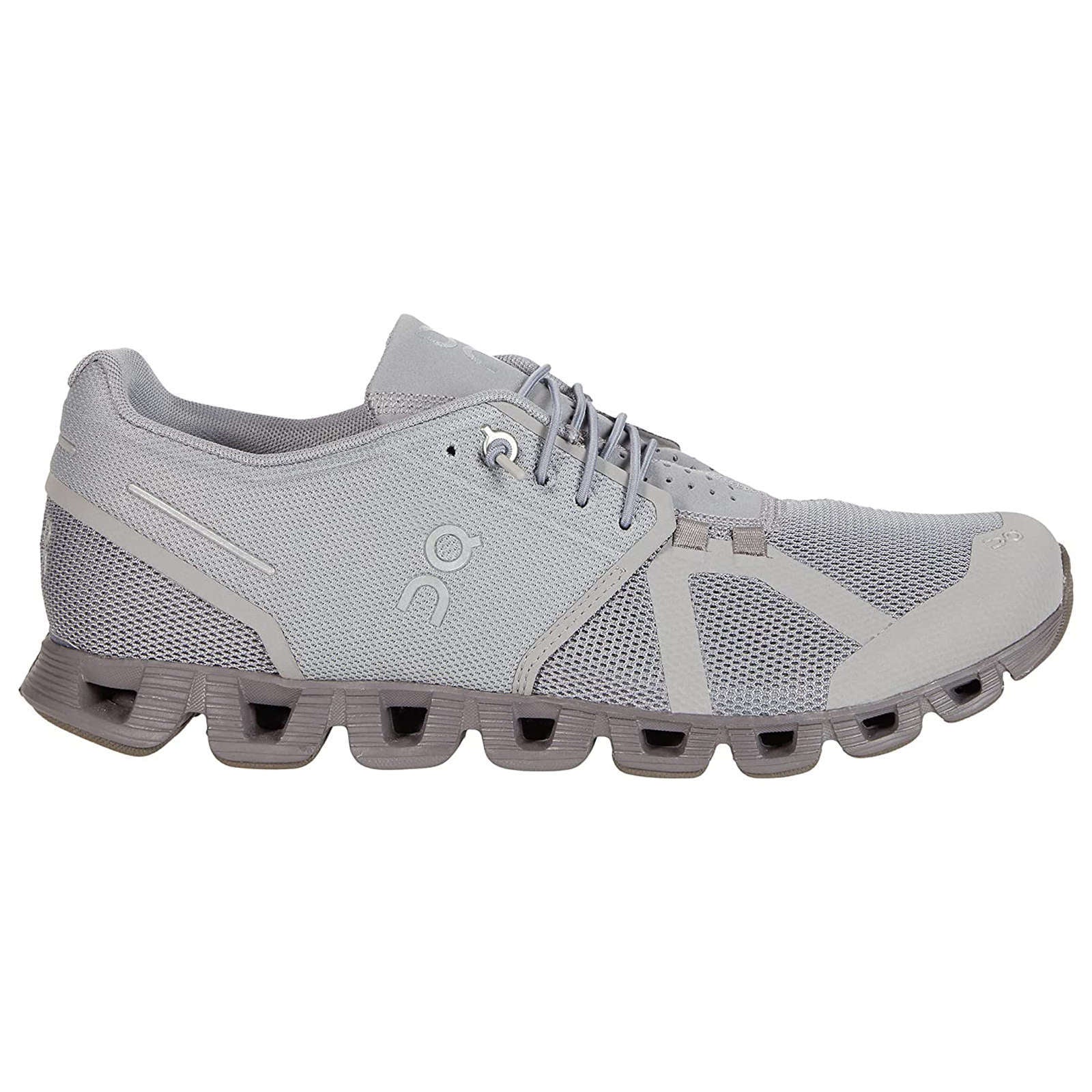 On Running Cloud Monochrome Textile Men's Low-Top Trainers#color_zinc