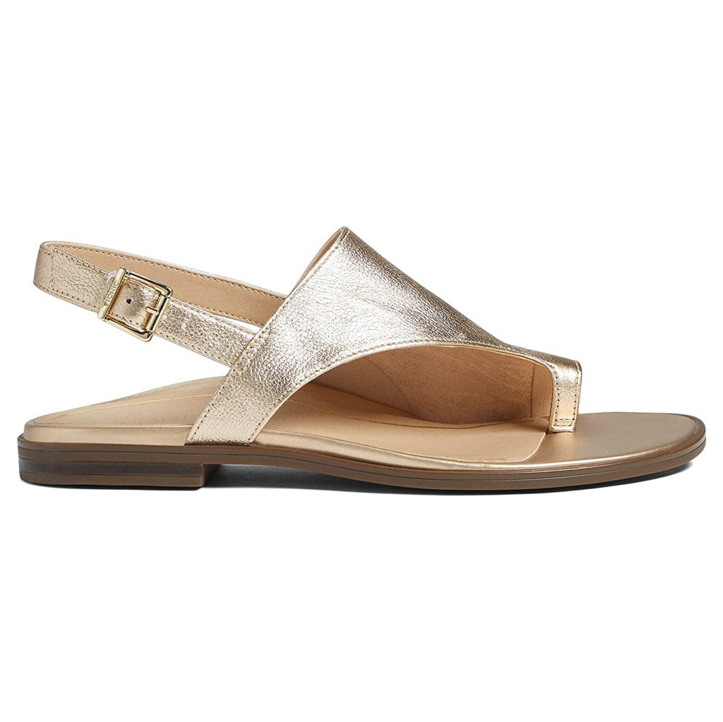 Vionic Citrine Ella Leather Womens Sandals#color_gold