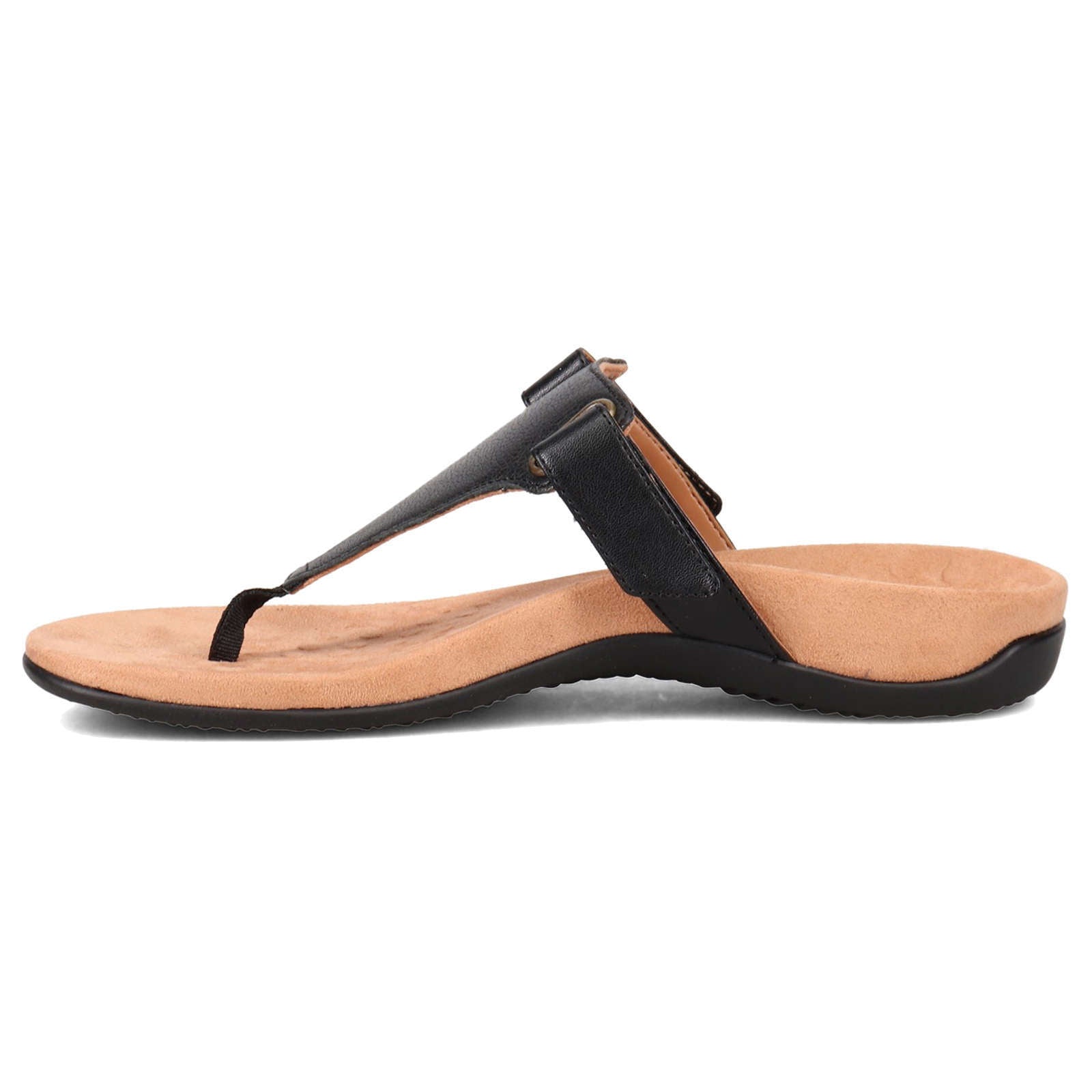 Vionic Rest Wanda Leather Womens Sandals#color_black