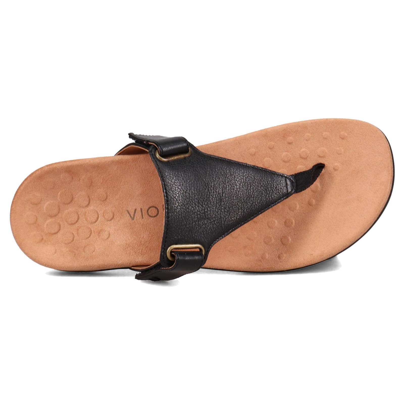 Vionic Rest Wanda Leather Womens Sandals#color_black