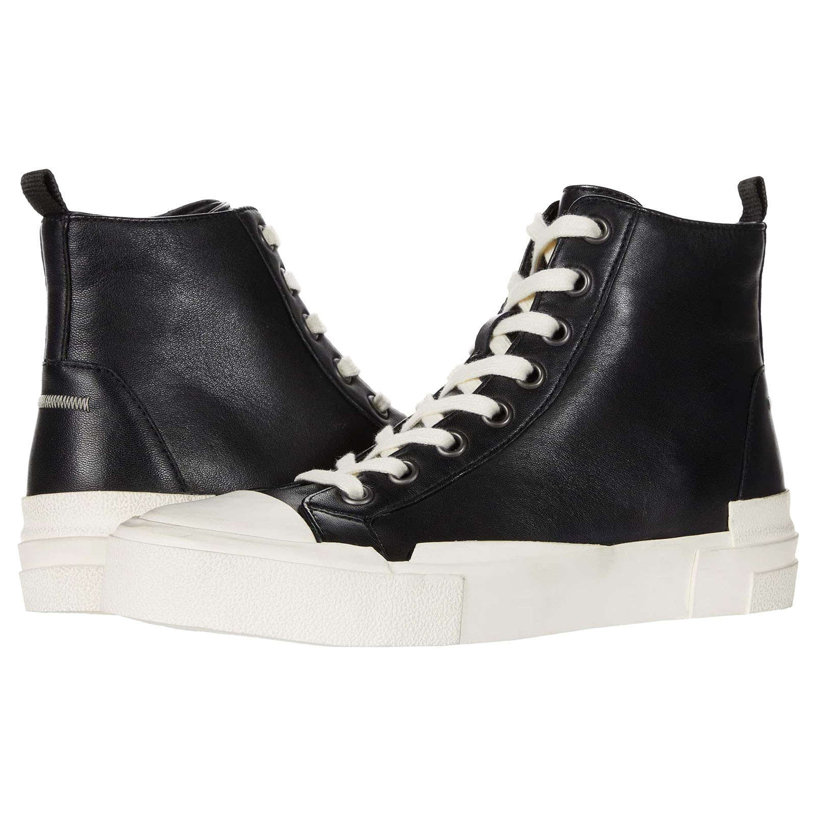 Ash Ghibly Bis Leather Women's High-Top Trainers#color_black