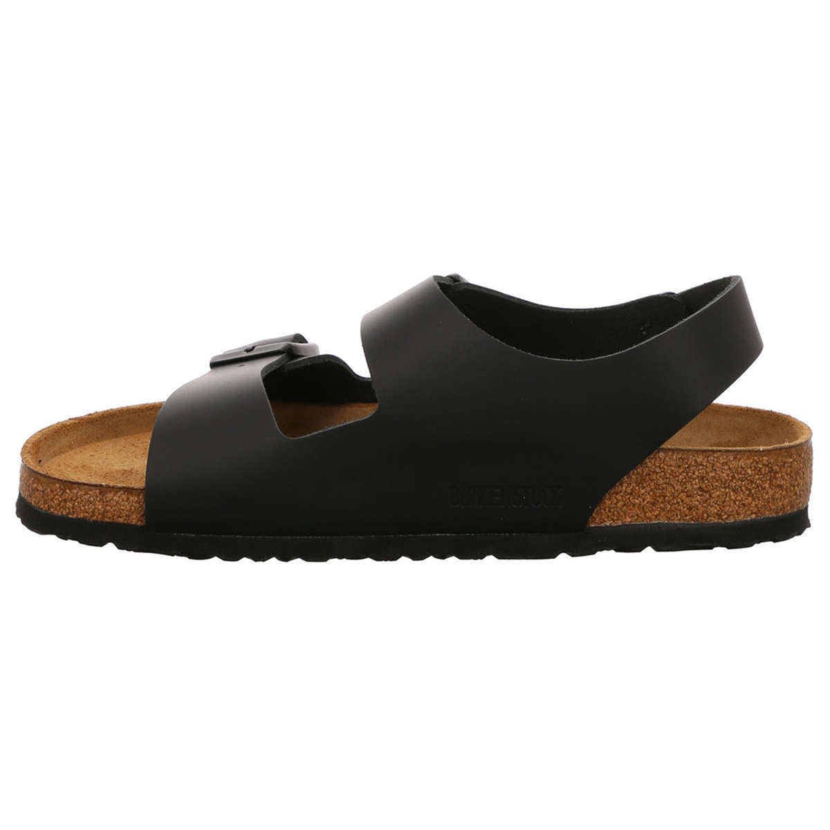 Birkenstock Milano BS Leather Unisex Sandals#color_black