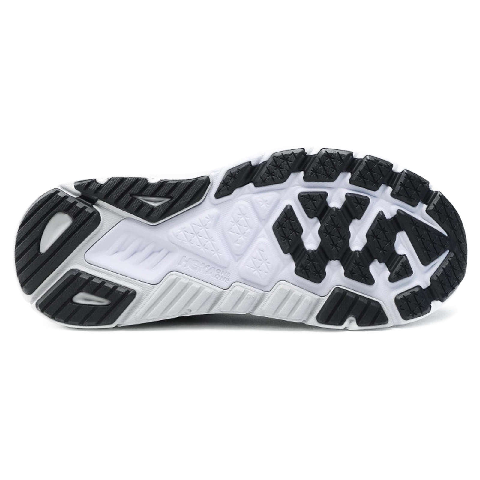 Hoka One One Arahi 5 Synthetic Textile Men's Low-Top Road Running Trainers#color_black white