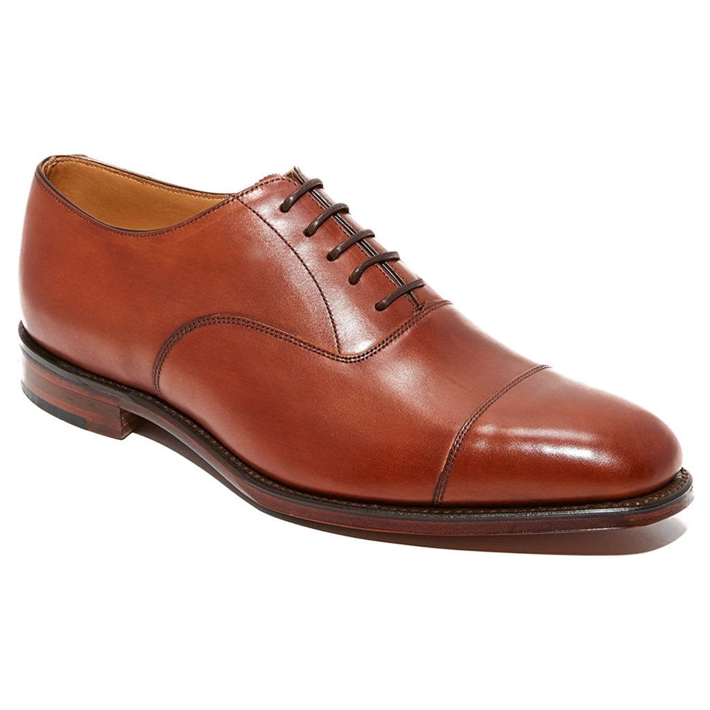 Loake Aldwych Polished Leather Men's Oxford Shoes#color_mahogany