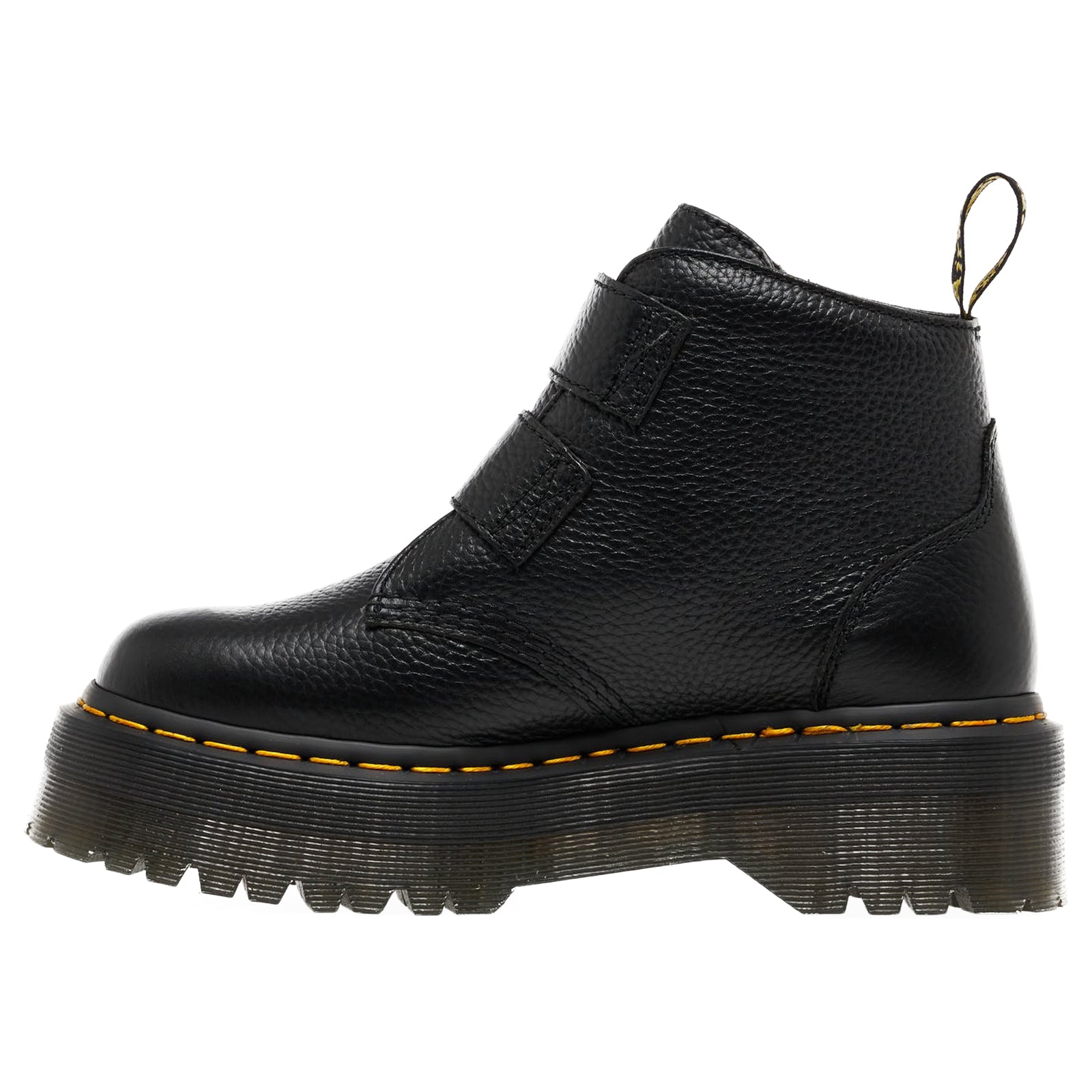 Dr. Martens Devon Heart Nappa Leather Women's Ankle Boots#color_black