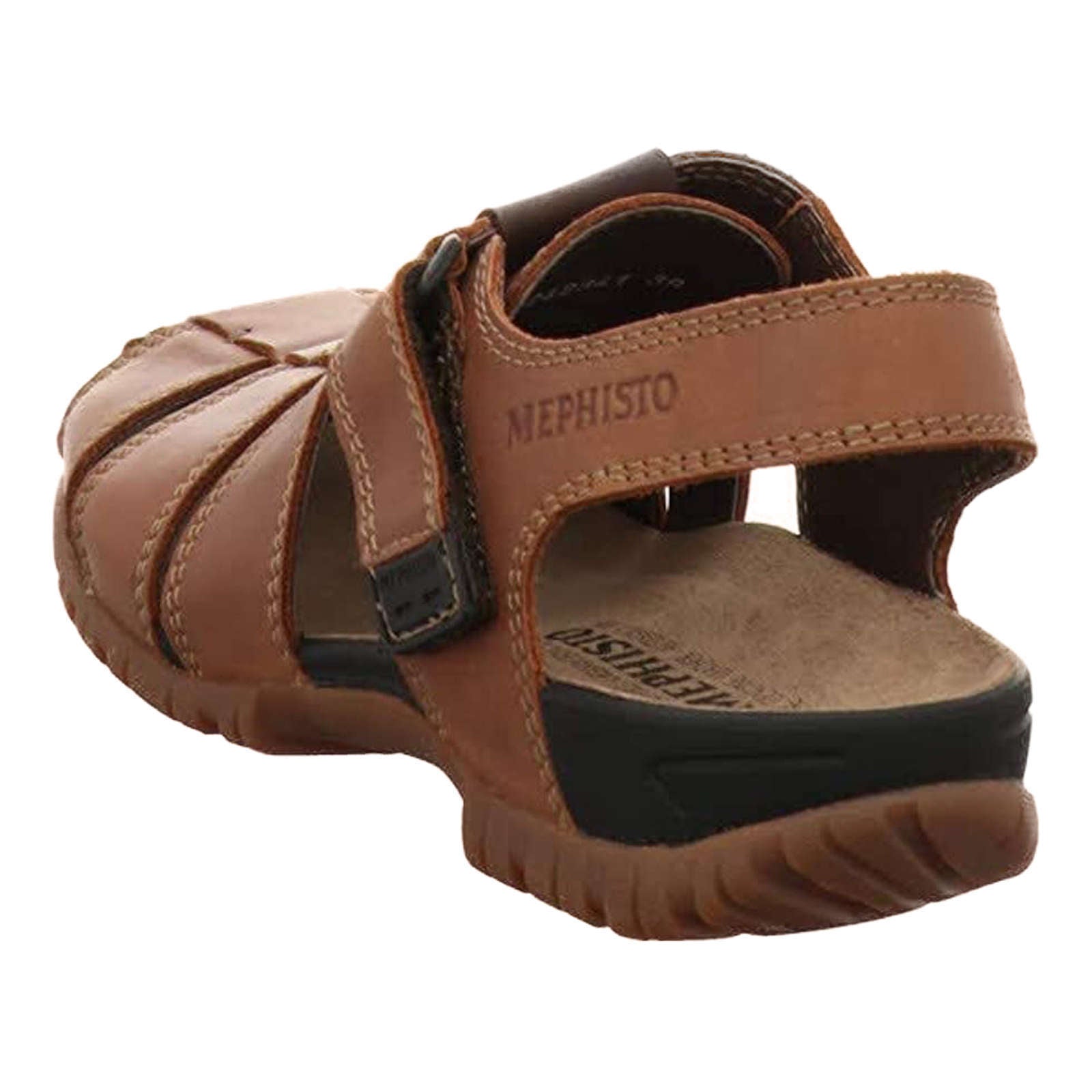 Mephisto Basile Nubuck Leather Men's Sandals#color_chesnut