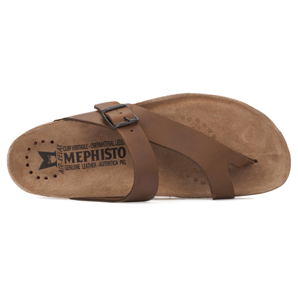 Mephisto Niels Nubuck Mens Sandals#color_dark brown