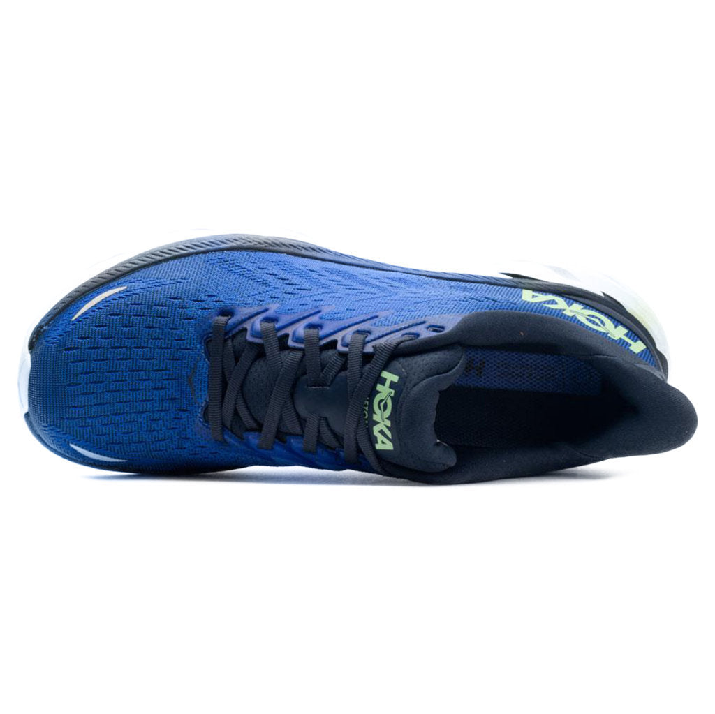 Hoka One One Clifton 8 Textile Mens Trainers#color_dazzling blue outer space