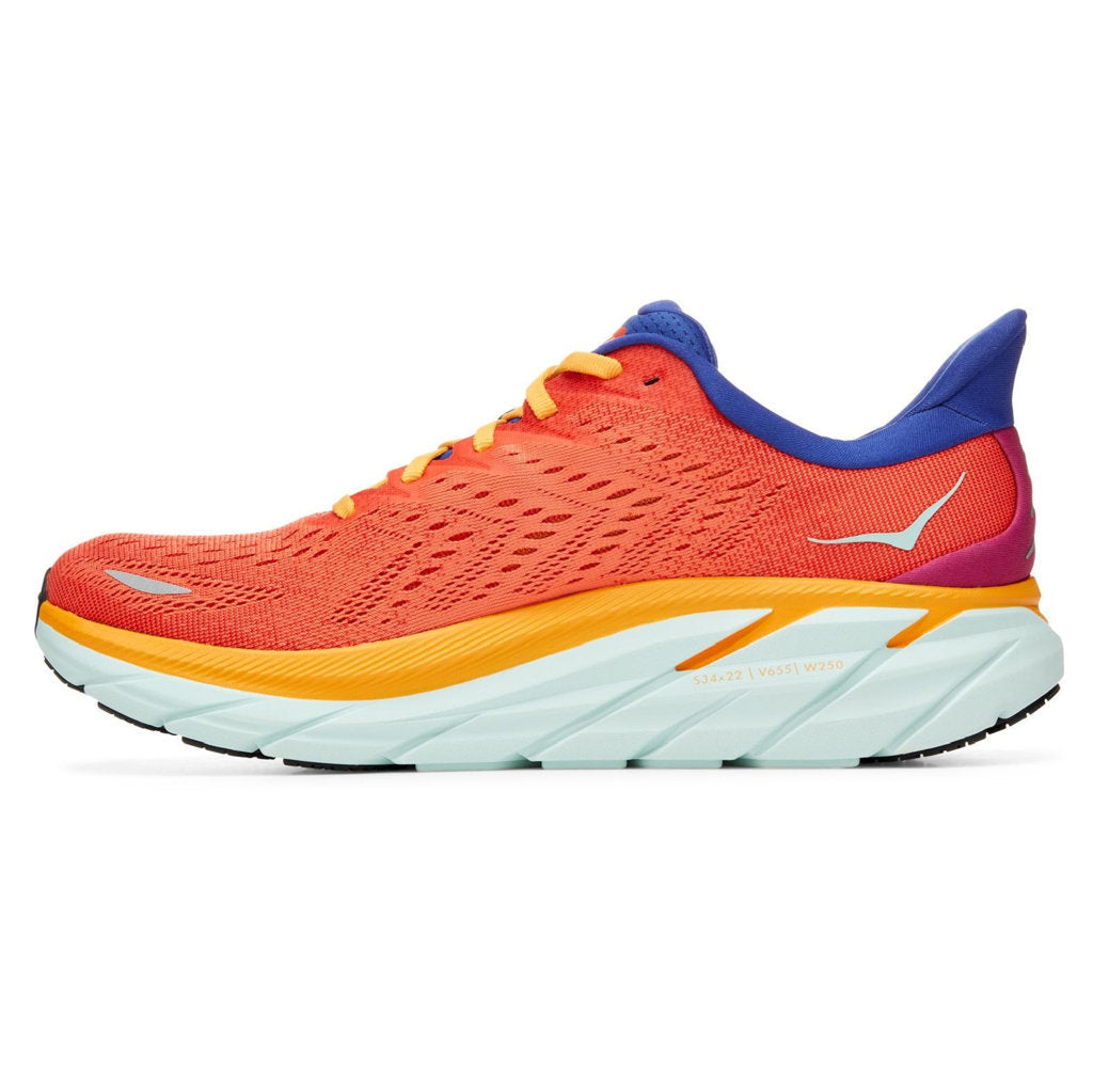 Hoka One One Clifton 8 Textile Mens Trainers#color_fiesta bluing