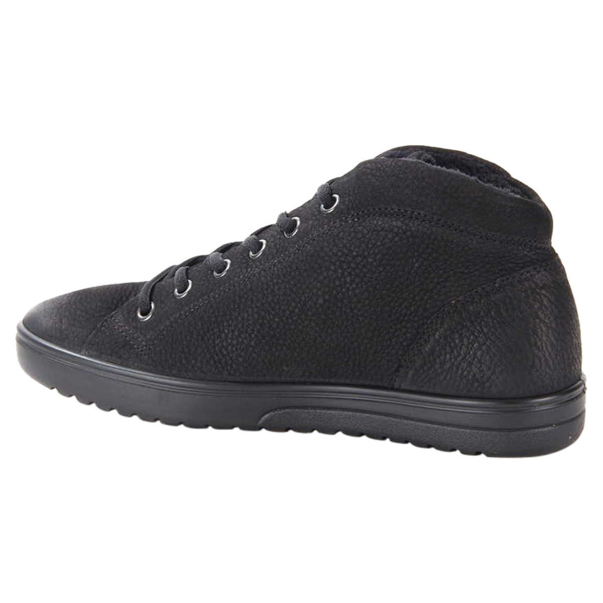 Ecco Fara 235343 Nubuck Womens Trainers#color_black