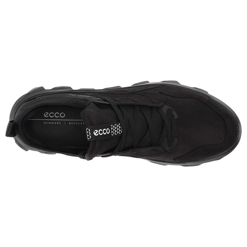 Ecco MX 820183 Nubuck Textile Womens Trainers#color_black