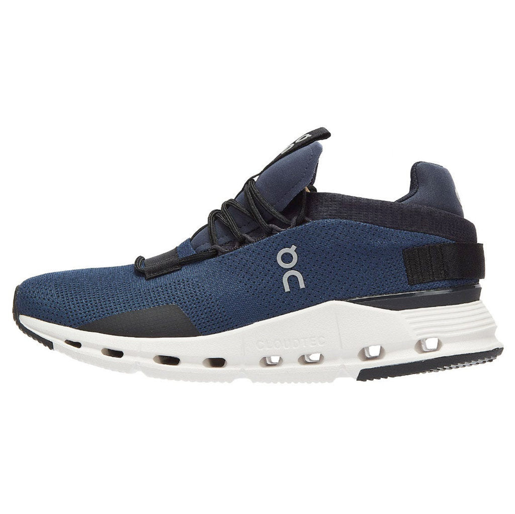 On Cloudnova Textile Men's Running Shoes#color_navy white