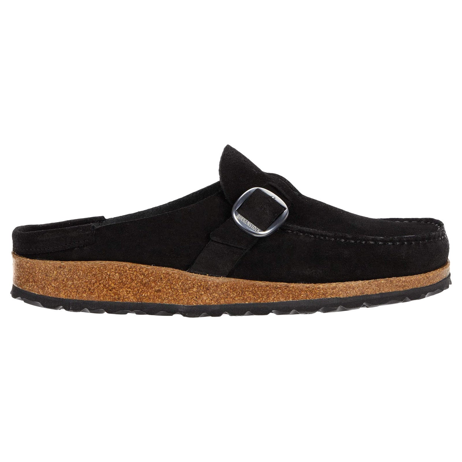 Birkenstock Buckley Suede Leather Unisex Sandals#color_black