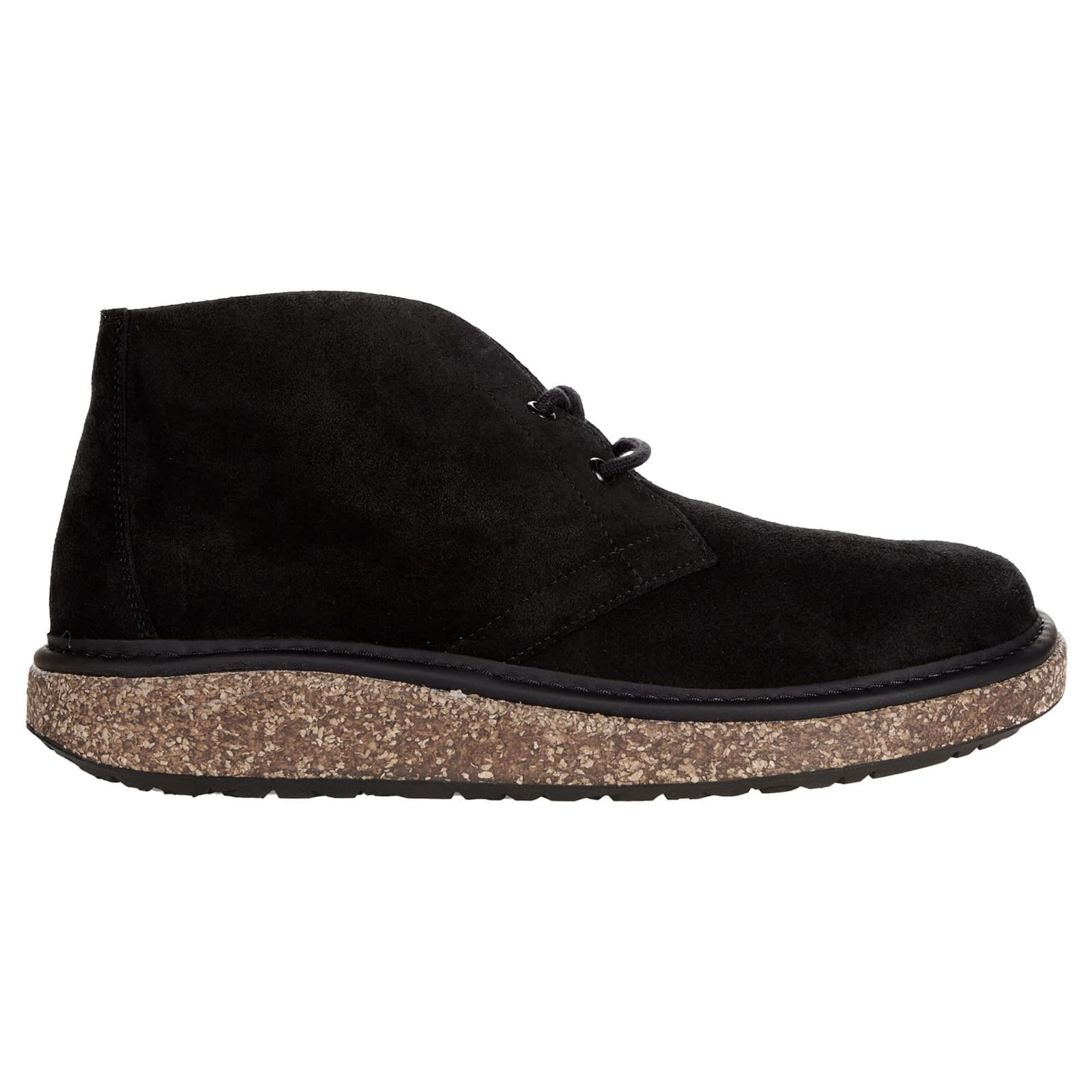 Birkenstock Milton Suede Leather Unisex Boots#color_black