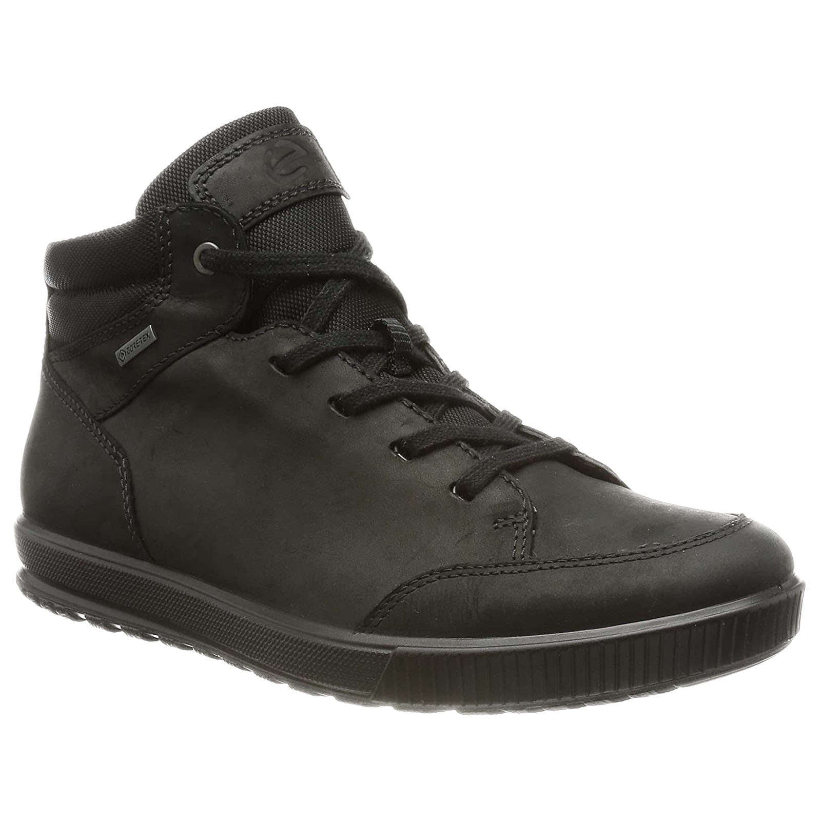 Ecco Ennio 534394 Leather Textile Mens Trainers#color_black