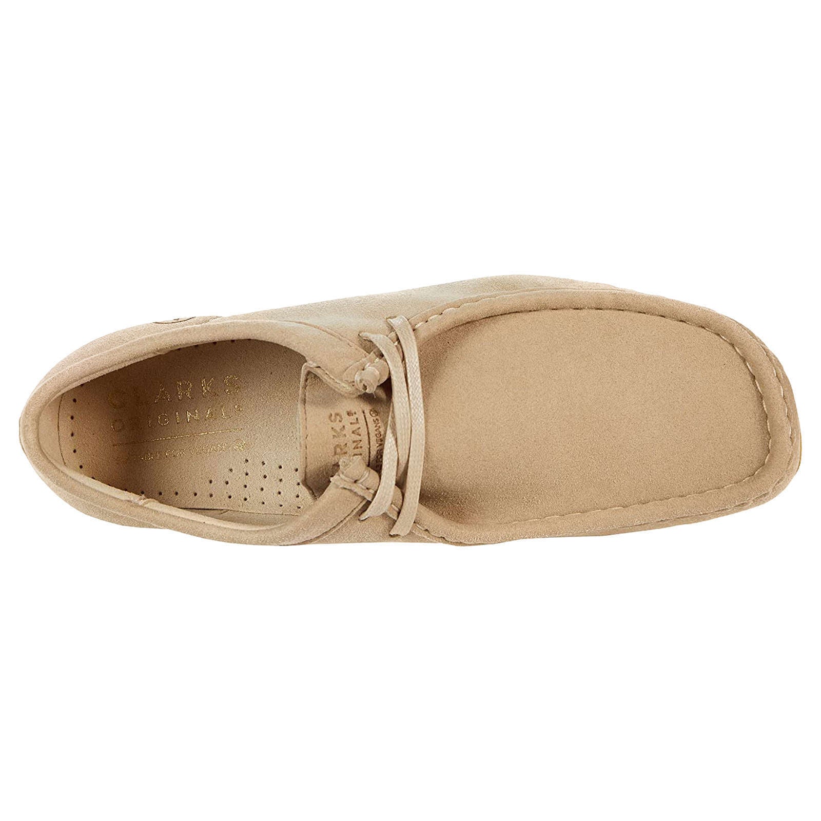 Clarks Originals Wallabee Vegan Textile Men's Shoes#color_sand