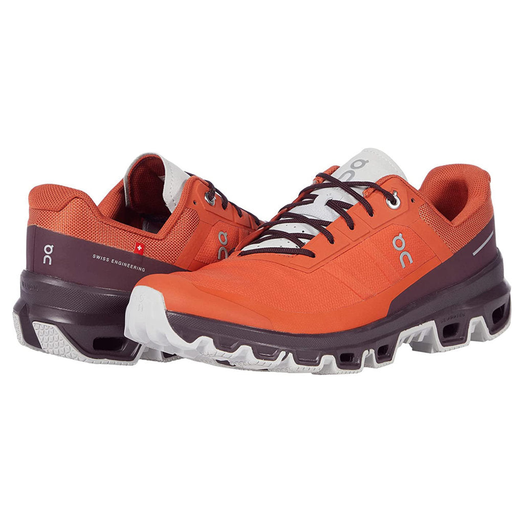 On Cloudventure Textile Men's Running Shoes#color_flare mulberry