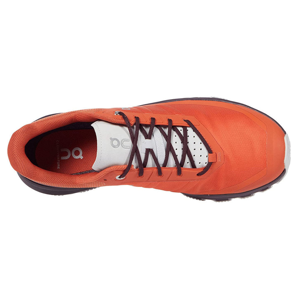 On Cloudventure Textile Men's Running Shoes#color_flare mulberry