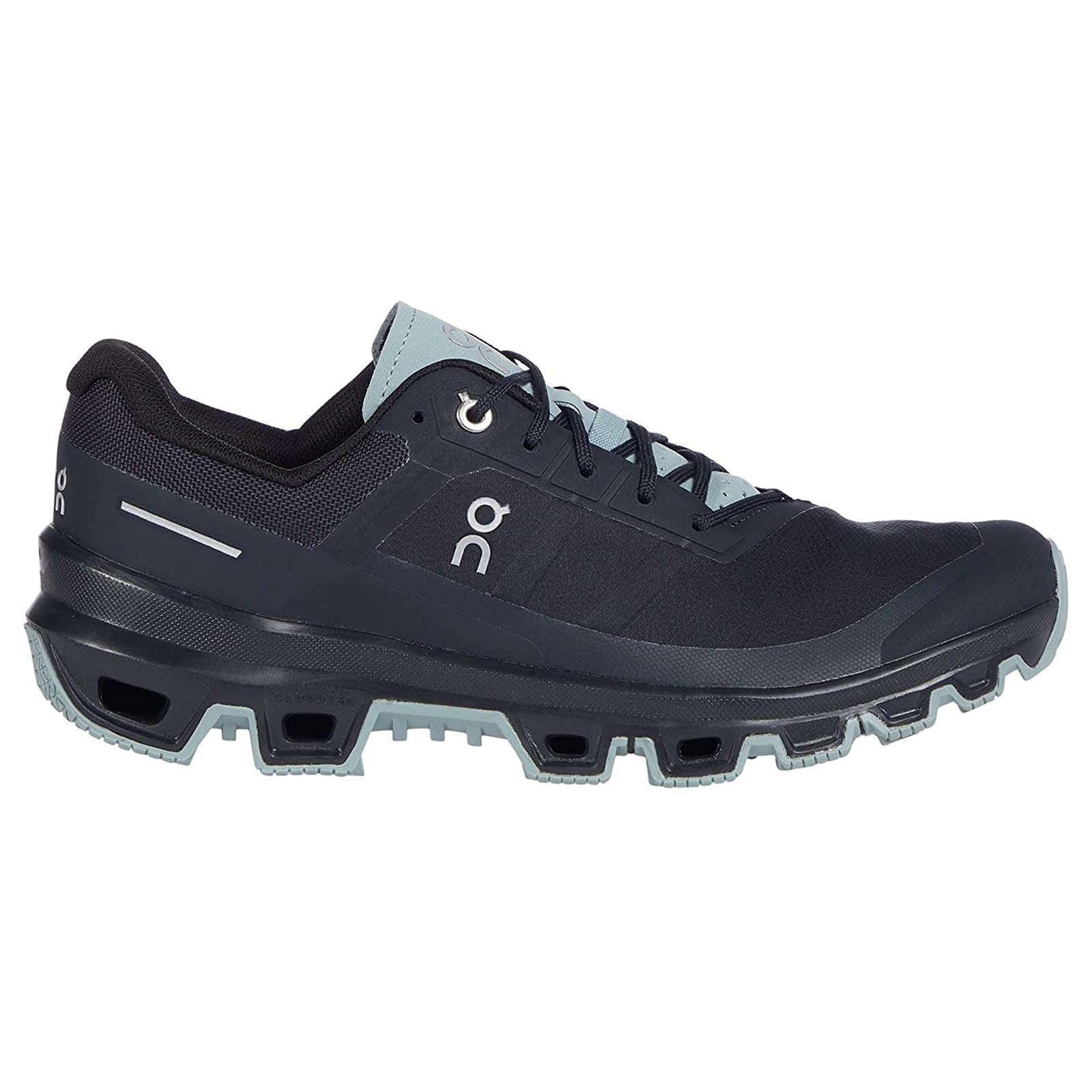 On Running Cloudventure Textile Women's Low-Top Trainers#color_black cobble