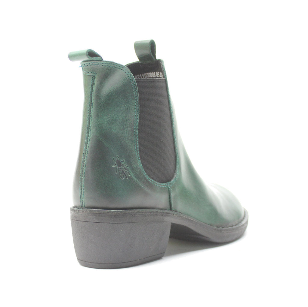 Fly London MEME030FLY Rug Leather Womens Boots#color_shamrock green