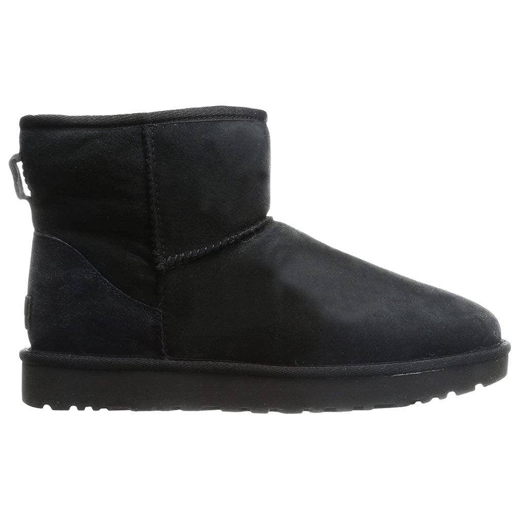 UGG Classic Mini II Suede Sheepskin Women's Winter Boots#color_black