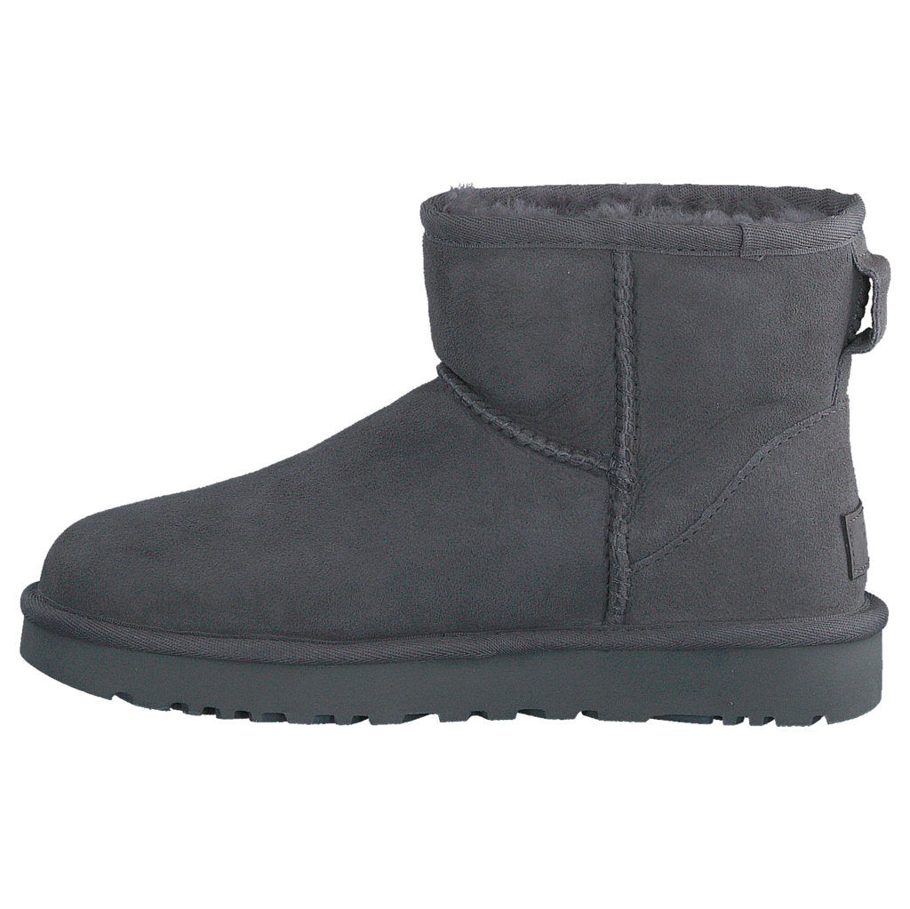 UGG Classic Mini II Suede Sheepskin Women's Winter Boots#color_grey