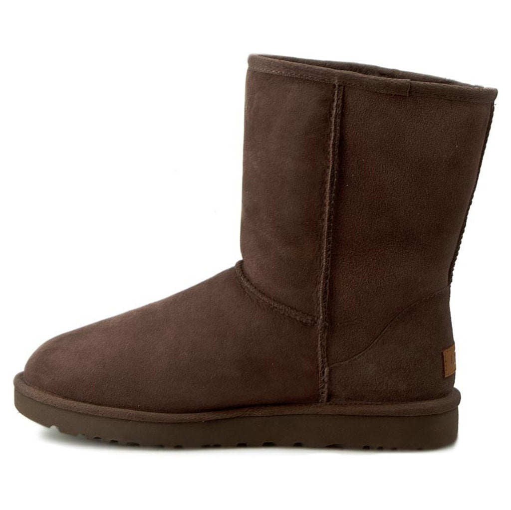 UGG Classic Short II Suede Sheepskin Women's Winter Boots#color_chocolate