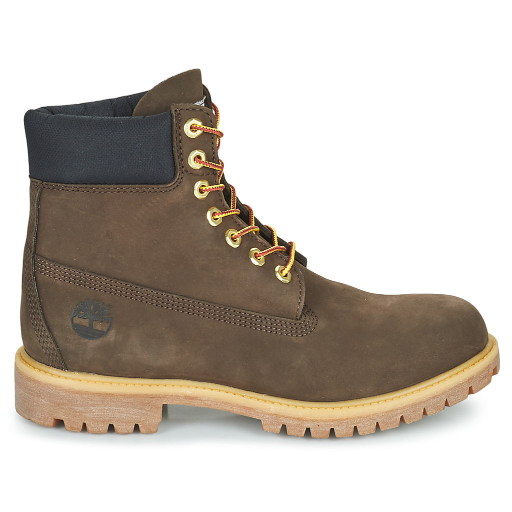 Timberland Premium 6 Inch Nubuck Mens Boots#color_dark brown