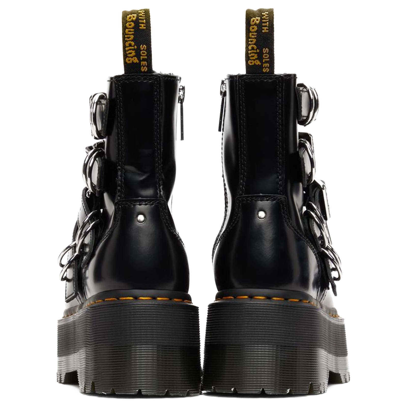 Dr. Martens Jadon Max Hardware Buttero Leather Womens Boots#color_black