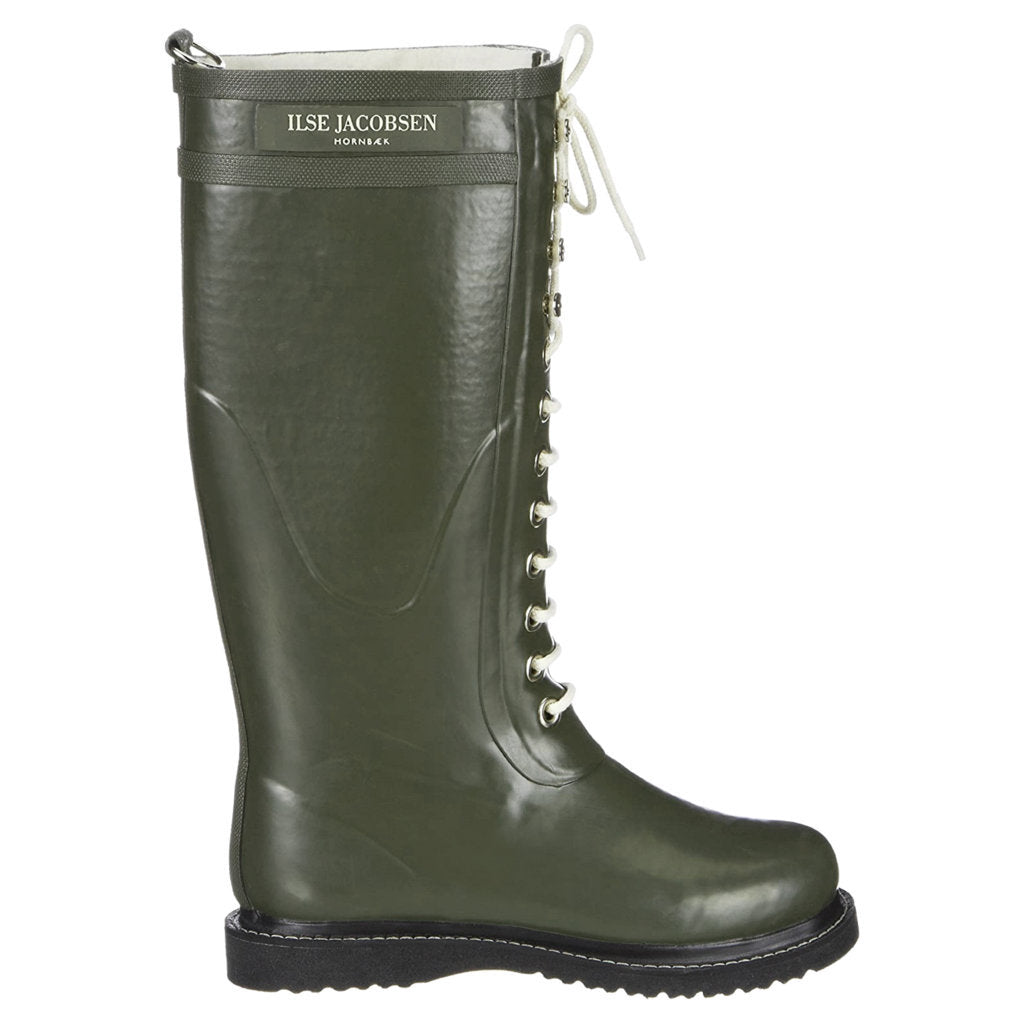 Ilse Jacobsen Rub1 Rubber Womens Boots#color_army