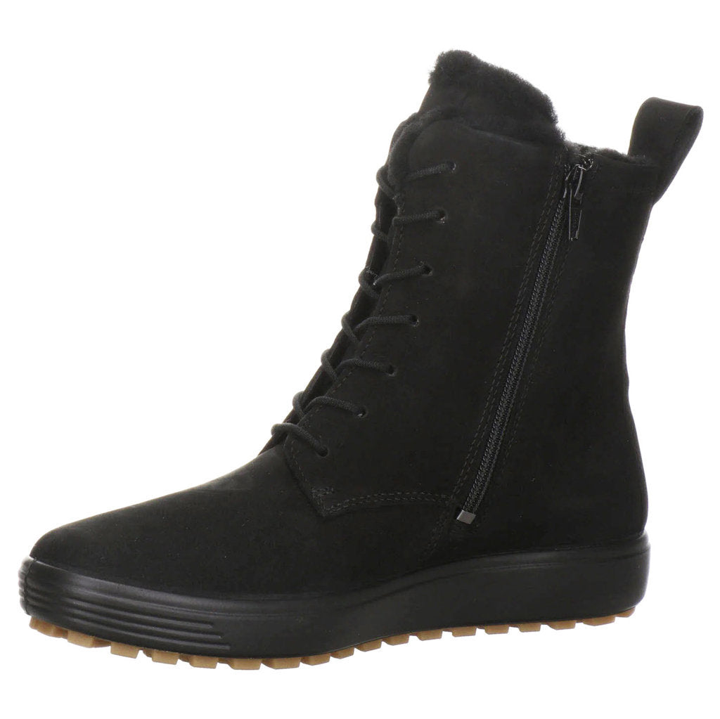 Ecco Soft 7 Tred 450423 Nubuck Womens Boots#color_black