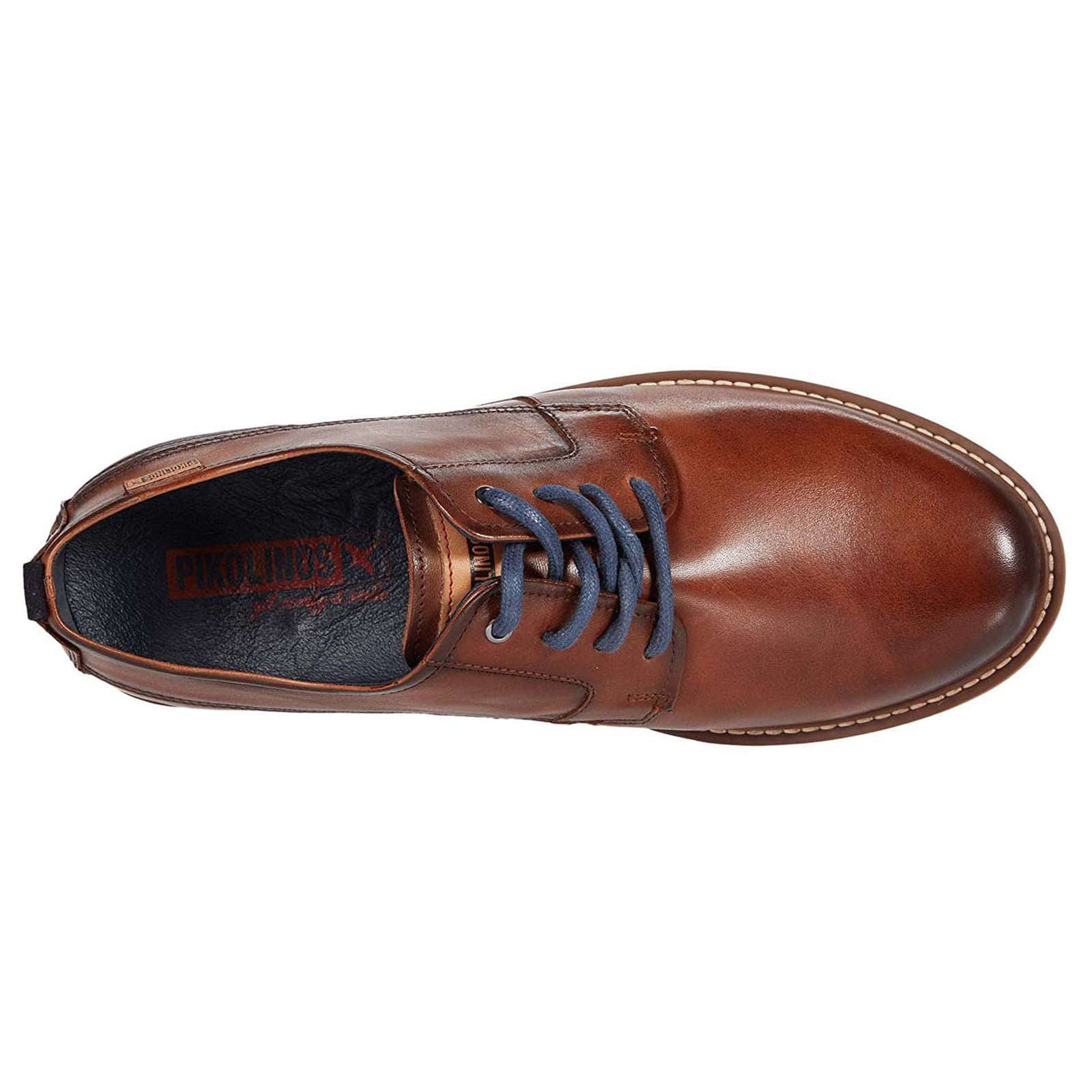 Pikolinos Berna Leather Mens Shoes#color_cuero