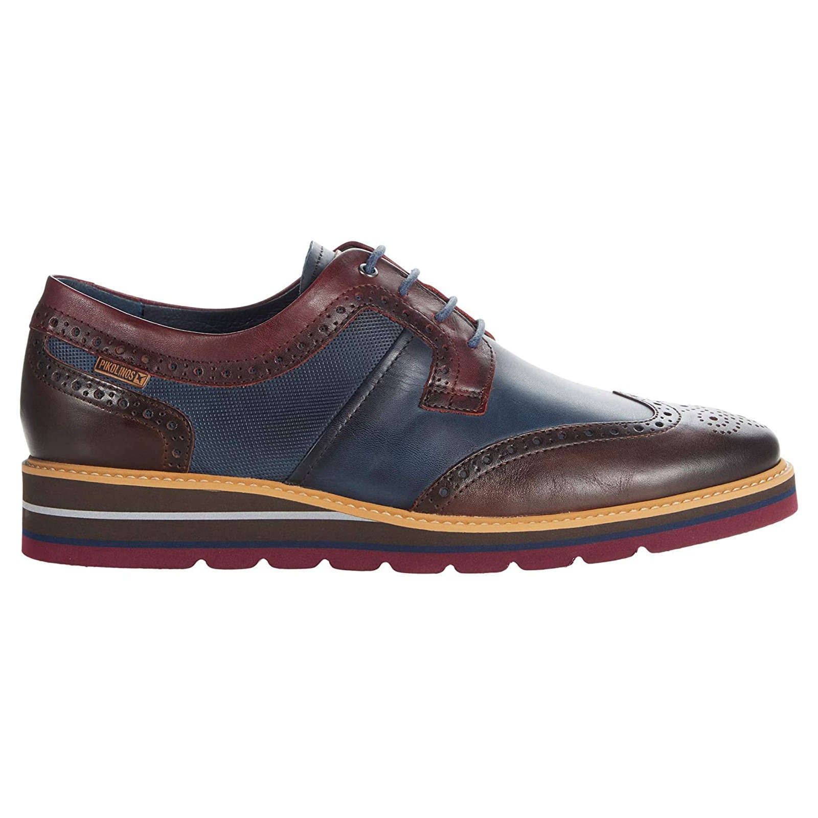 Pikolinos Durcal Leather Mens Shoes#color_olmo