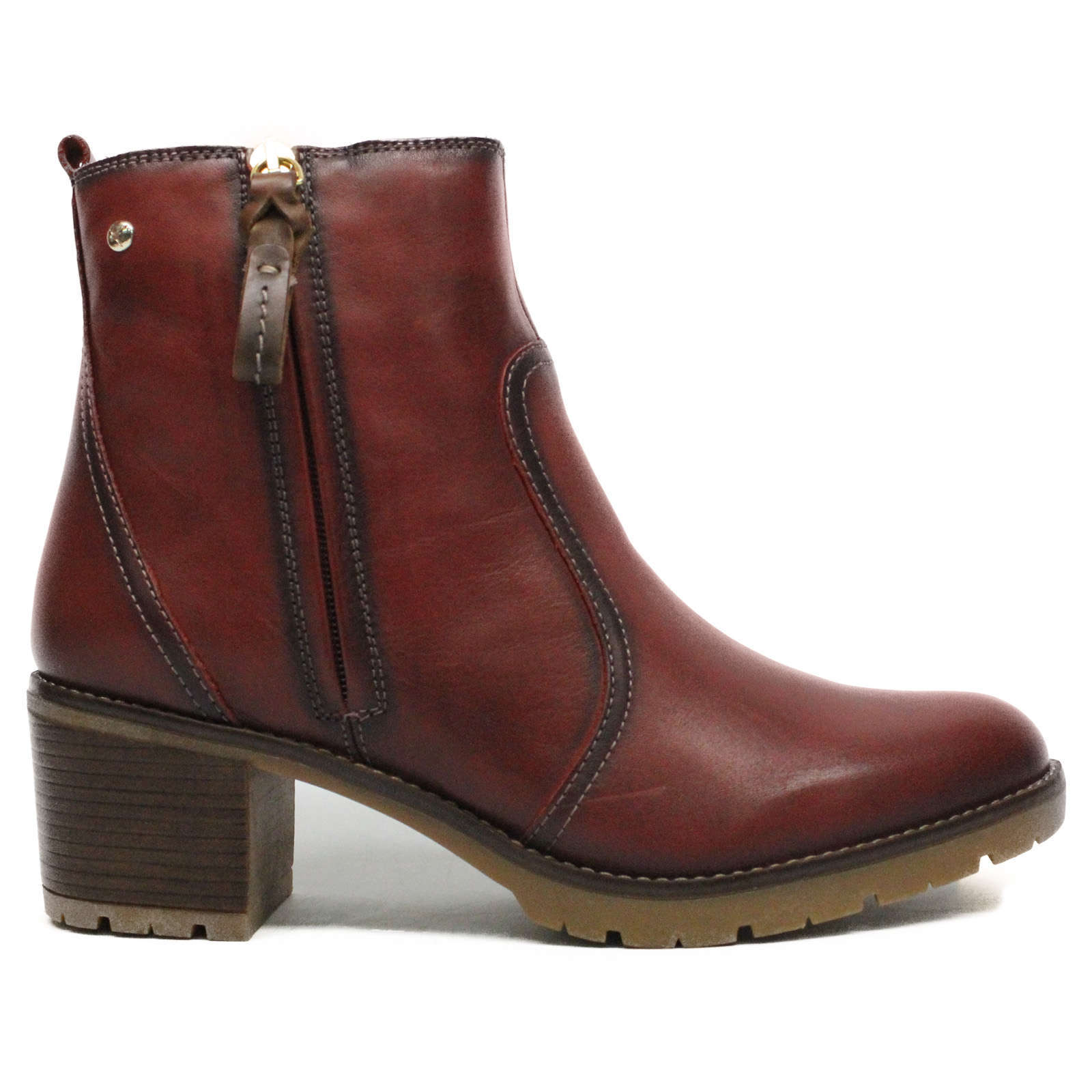 Pikolinos Llanes Leather Womens Boots#color_arcilla